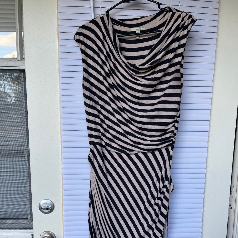 Bordeaux by Anthropologie midi dress